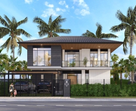 XÂY NHÀ BIỆT THƯ  KIỂU THÁI ĐẸP SANG TRỌNG