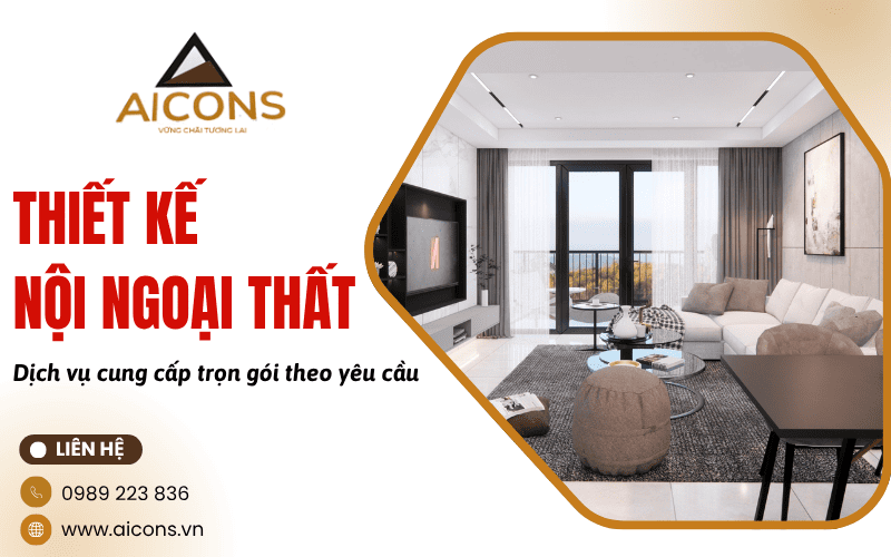dịch vụ thiết kế nội ngoại thất