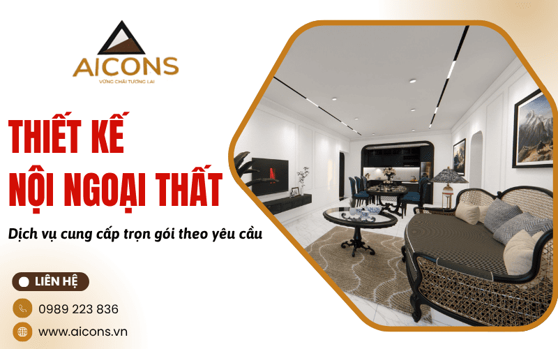 dịch vụ thiết kế nội ngoại thất