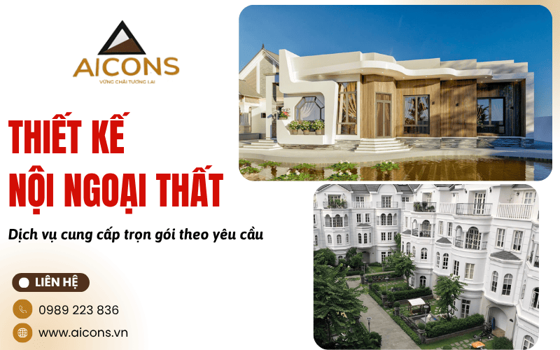 dịch vụ thiết kế nội ngoại thất