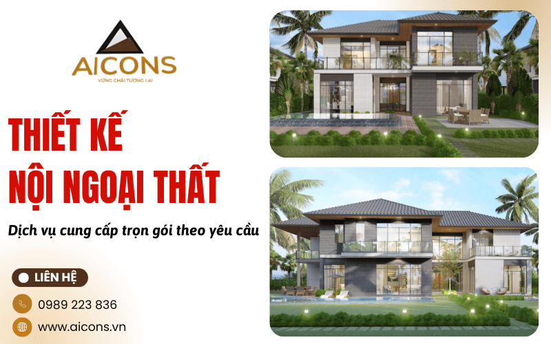 dịch vụ thiết kế nội ngoại thất